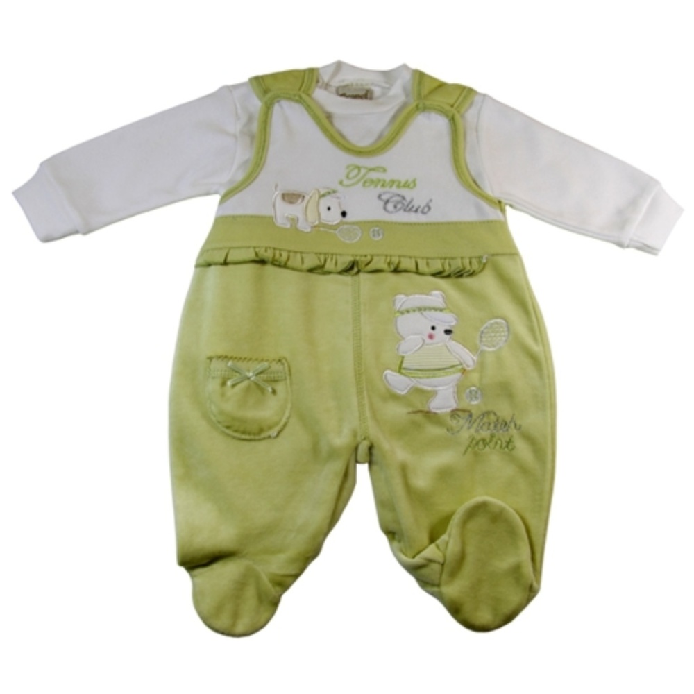 BRAND NEW!  Baby Girl Tennis Bear Jumpsuit